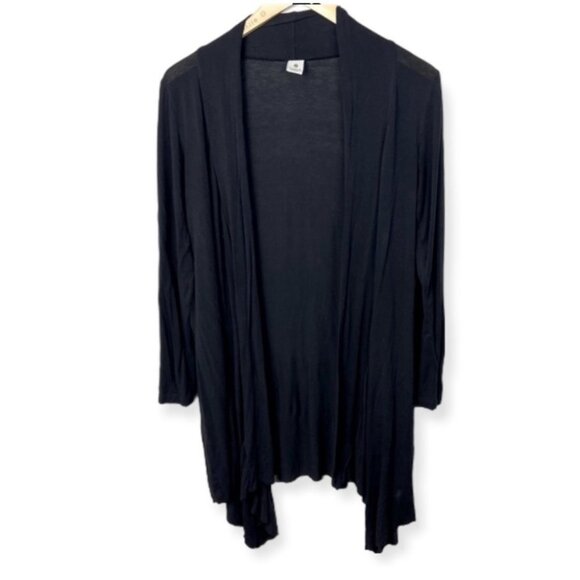 Hatch Maternity Collection Black Cardigan Womens Size XS Stretch Knit Sweater - Picture 5 of 13